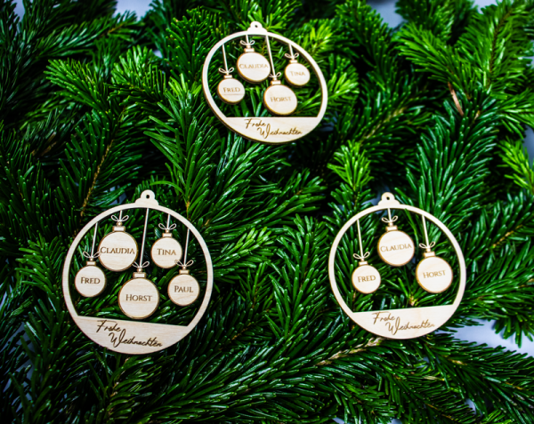 Weihnachtskugel personalisiert Familie_A